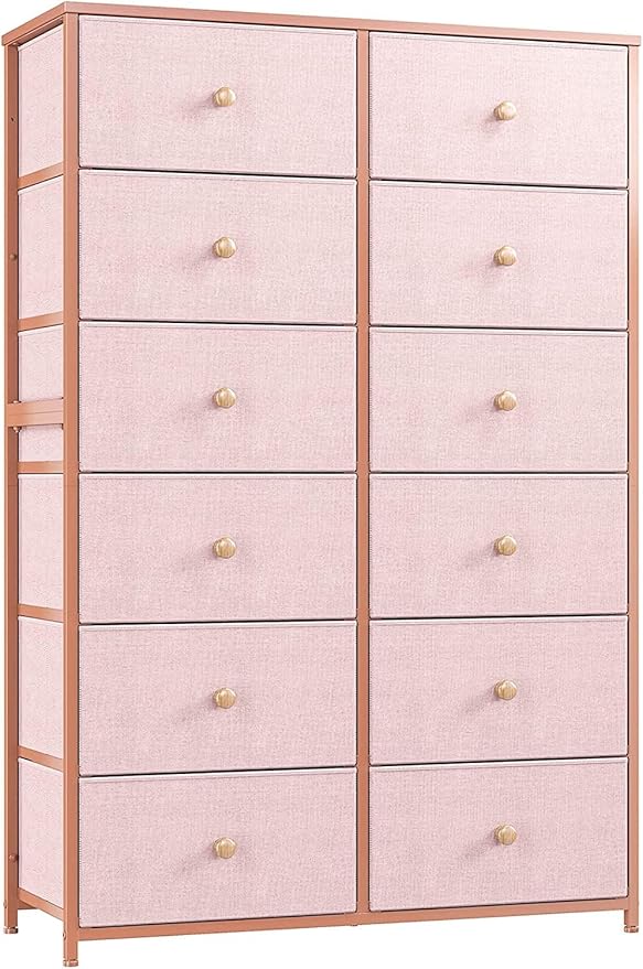 White Dresser, Dresser for Bedroom, Tall Dresser