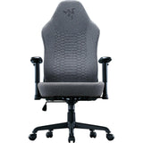 Ergonomic Gaming Chair with Built-in Lumbar Support - Light Gray