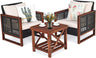 3 Pieces Patio Wicker Furniture Set