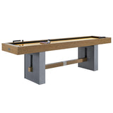 9' Urban Shuffleboard Table with Scratch-Resistant Playfield and 8 Puck Set