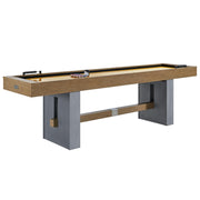 9' Urban Shuffleboard Table with Scratch-Resistant Playfield and 8 Puck Set