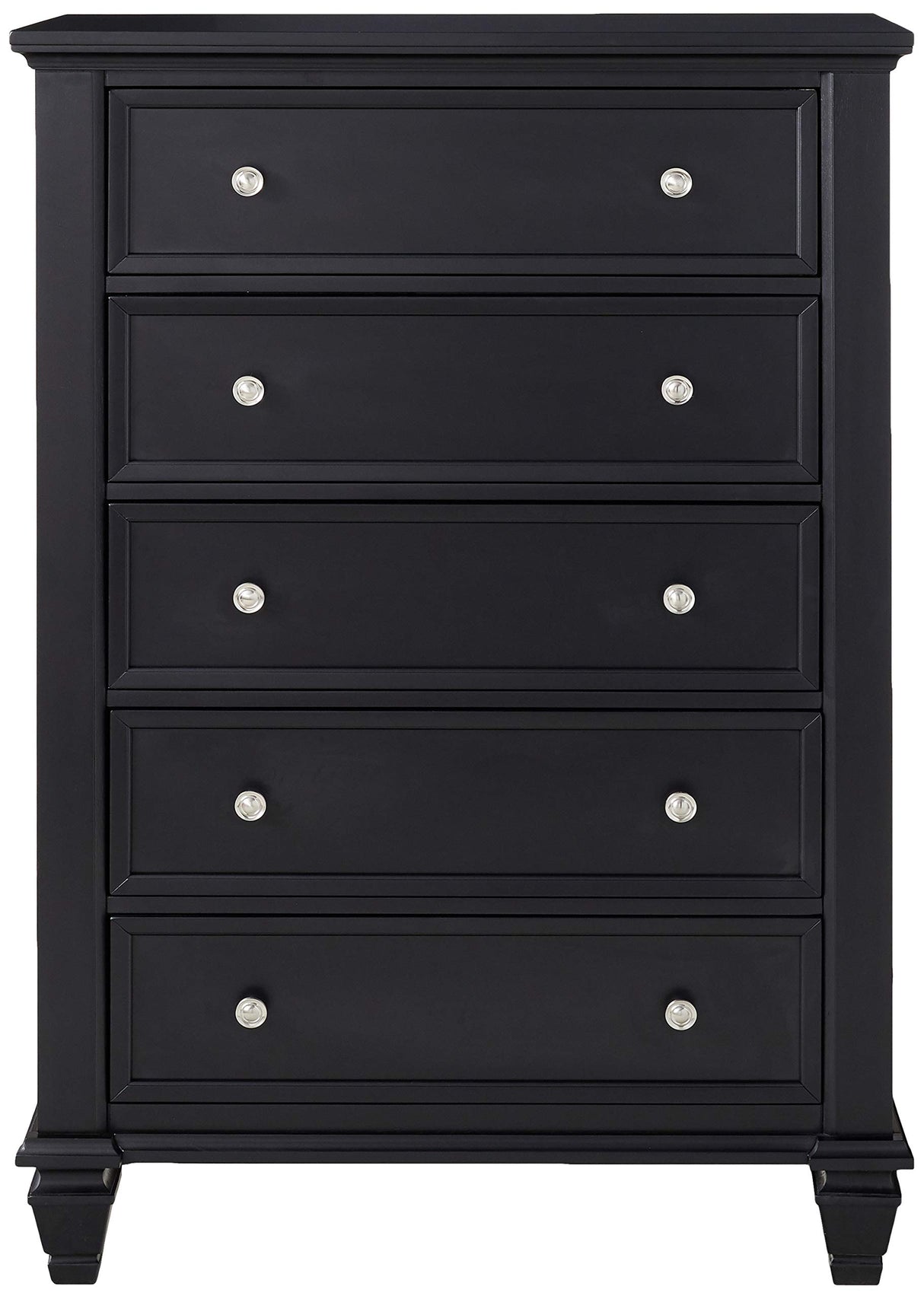 5 Drawer Chest Black 201325