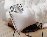 Luxury Hungarian White Goose Down Pillows, Standard Bed Pillows with 750 Fill Power