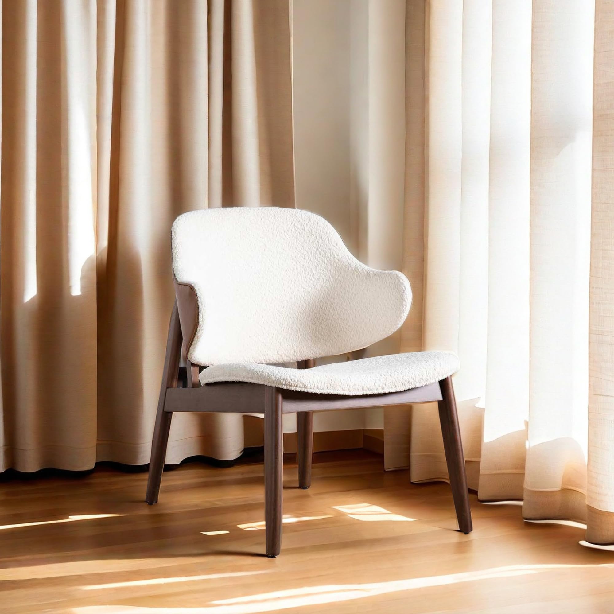 Modern Accent Chair Set of 2 - Stylish Reading Chairs for Living Room