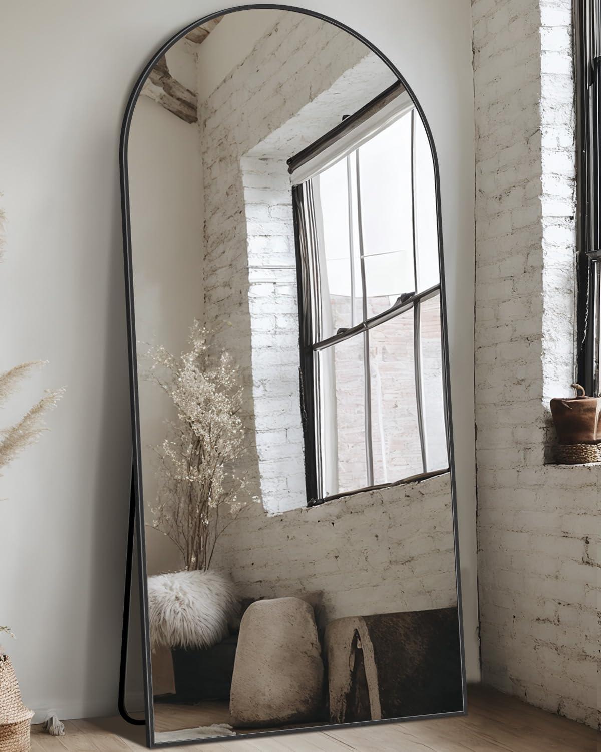 Arched Floor Mirror Freestanding, Floor Standing Mirror