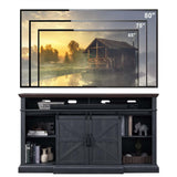 TV Stand for 80 Inch TVs, 39" Tall Entertainment Center w/Storage Cabinets and Sliding