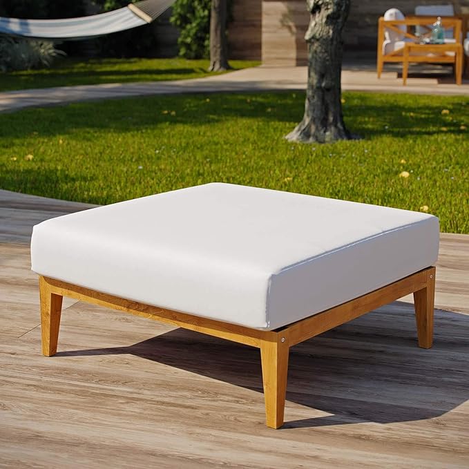 EEI-3430-NAT Northlake 85" Outdoor Patio Premium Grade A Teak, Dining Table, Natural