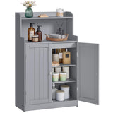 Bathroom Storage Cabinet, Bathroom Floor Cabinet with 2 Doors, 2 Adjustable Shelves