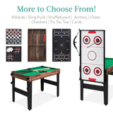 13-in-1 Combo Game Table Set for Home, Game Room, Friends & Family w/Ping Pong