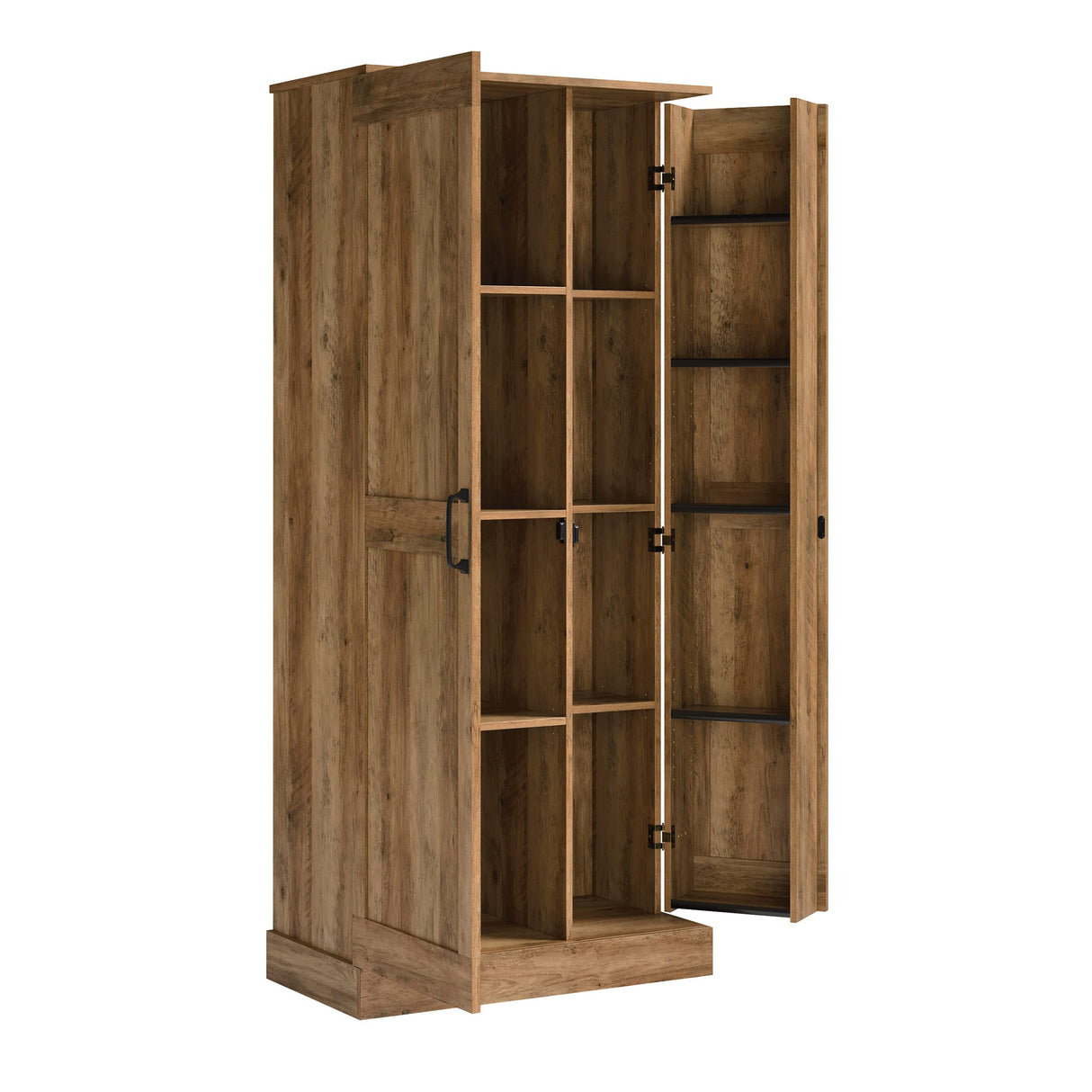 Miscellaneous 2-Door Swing Out Storage Pantry Cabinet, L: 32.17" x W: 17.13" x H: 72.09"