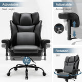 PU Leather Executive Chair High Back Office Chair Swivel Computer Task Chair