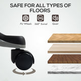 Executive Office Chair with Tilt Function - PU Leather High Back Swivel Desk Chair