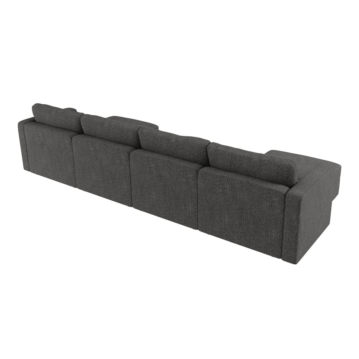 Reversible Modular Sectional Couch U Shaped Modular Sofa with Wide Chaise Oversized