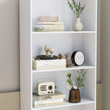 6-Tier Open Bookcase and Bookshelf, Freestanding Display Storage Shelves Tall Bookcase