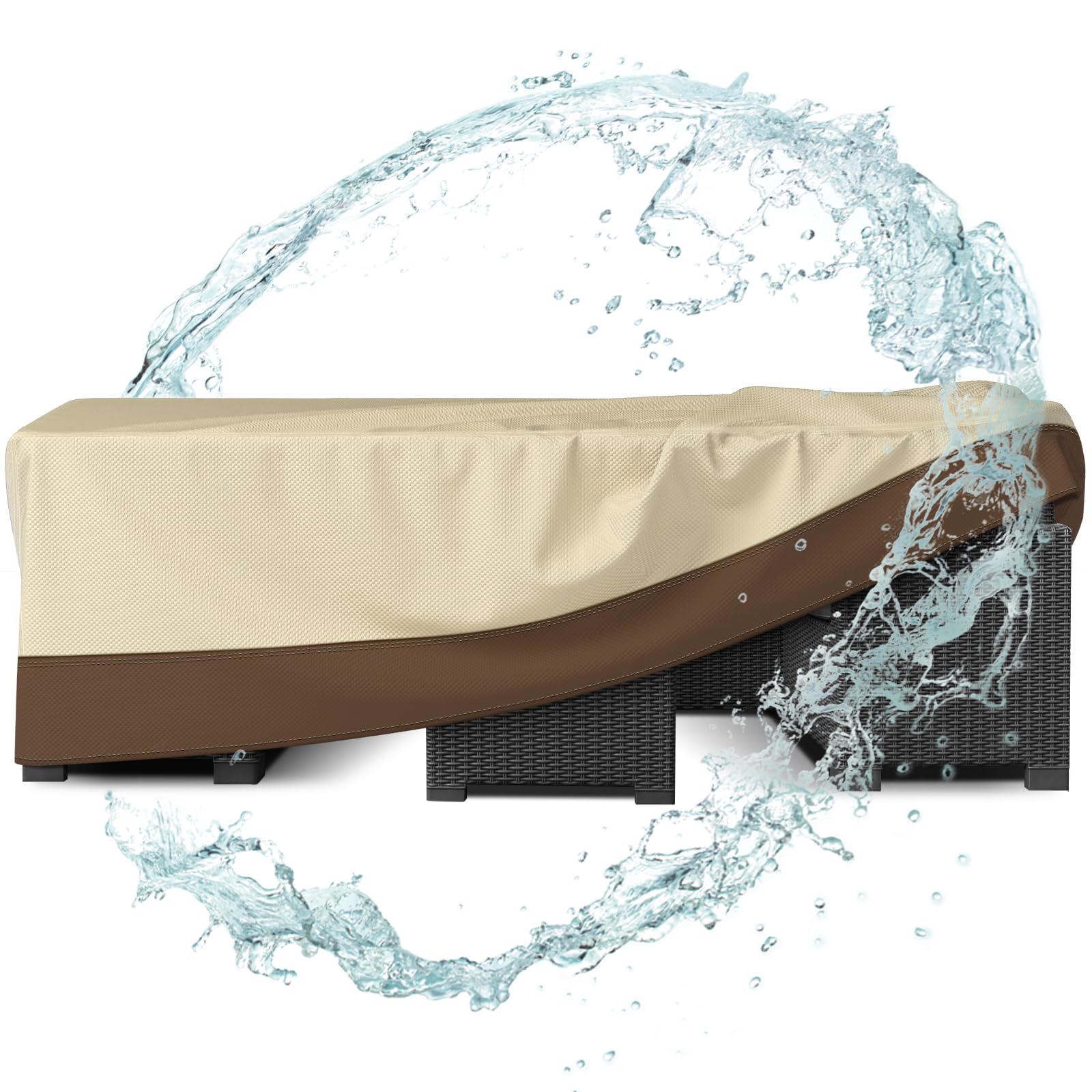 Patio Furniture Covers Waterproof for Table and Chairs, Rectangular Outdoor Furniture Set Cover