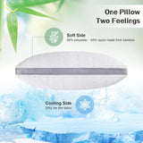 Cooling Pillows King Size Set of 2,Shredded Memory Foam Bed Pillows for