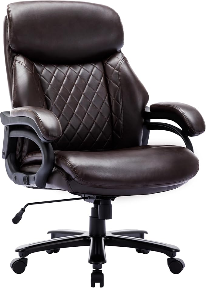 Big & Tall Office Chair 400lb Large High Back Executive Desk Computer Swivel Chair