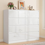 8 Drawer Dresser for Bedroom, Simply Modern Chest of Drawers