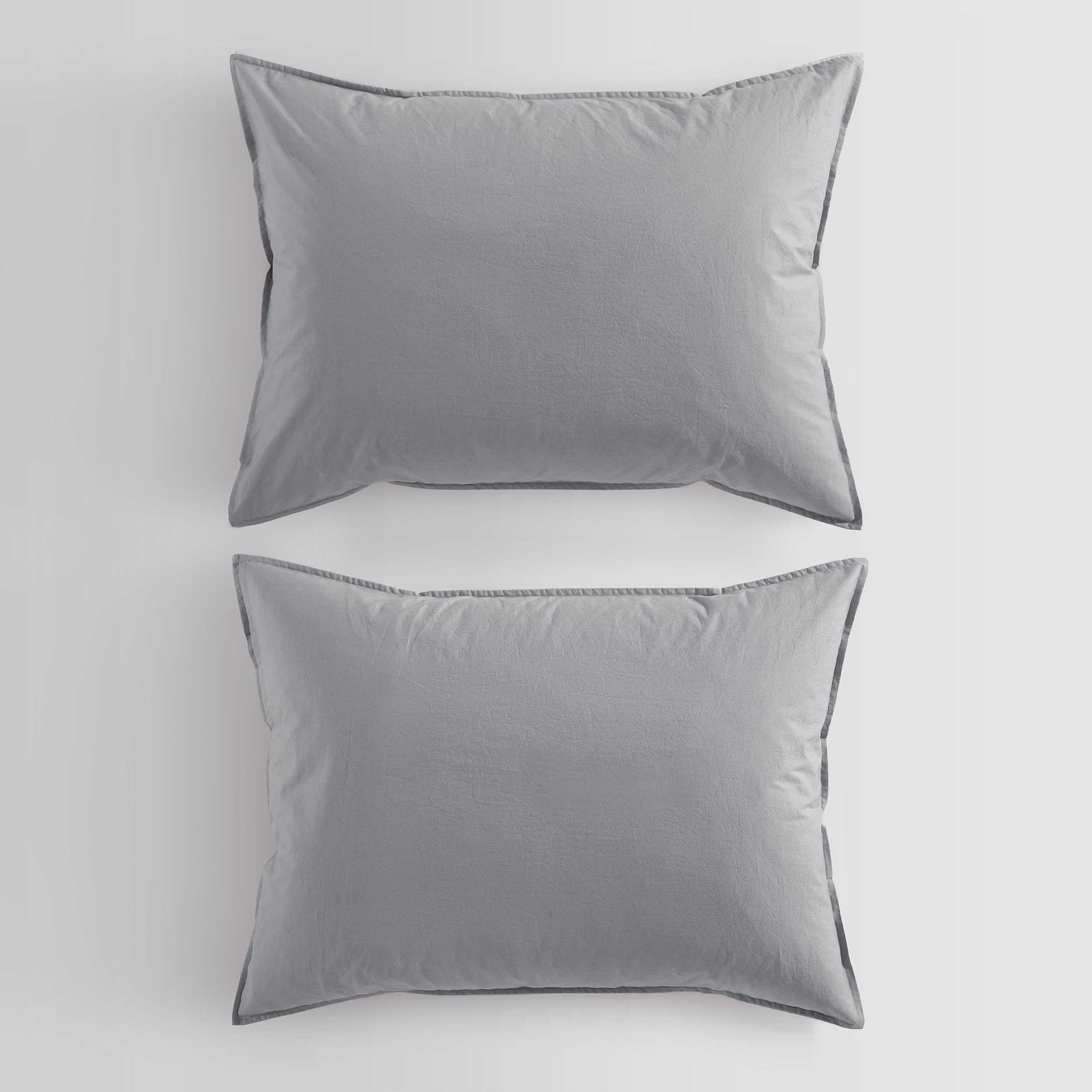 King Comforter Set, Modern Cotton Washed Percale Bedding with Matching Shams