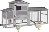 Chicken Coop Cage, Large Hen House with Run Outdoor Poultry Cage for 8-10 Chickens, Super Large (XX-Large)