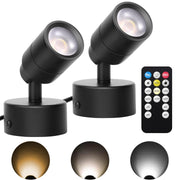 2 Pack Indoor Spotlight for Plants Plug in,5W 500LM 120V Dimmable Accent Light Uplights