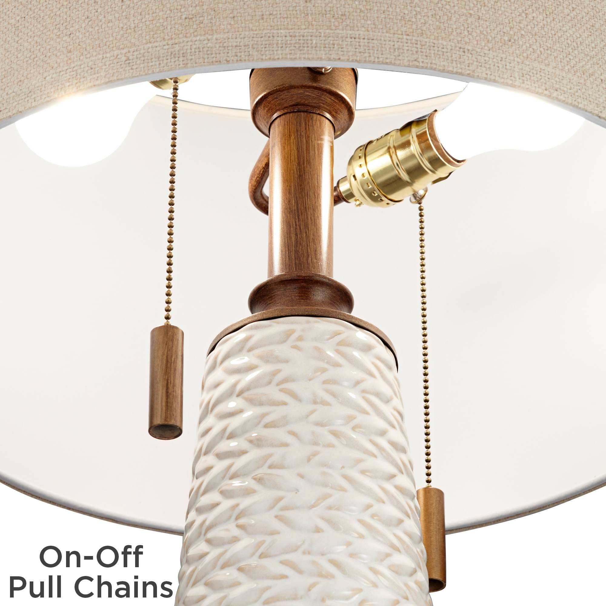 Kingston Mid Century Modern Table Lamps Set of 2