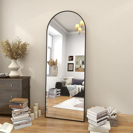 71"x26" Arch Full Length Mirror, Wall Mirror Floor Mirror with Stand Hanging or Leaning,