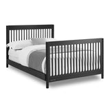 Brooks 6-in-1 Convertible Crib, Midnight Grey + Simmons Kids Quiet Nights Breathable