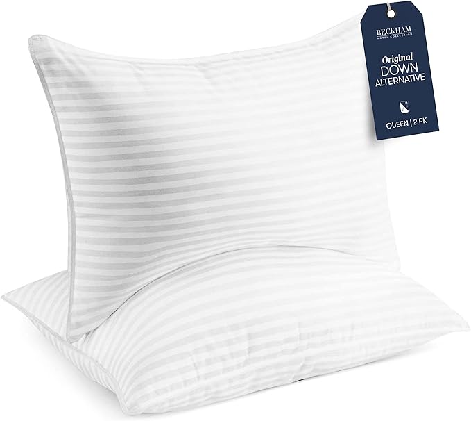 Collection Euro Size Throw Pillows (Set of 2), 26 x 26 Down Alternative Pillow