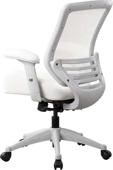 Ergonomic Mesh Computer Desk Office Chair with Super Soft Adjustable Arms