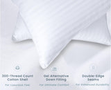 Bed Pillows Queen Size Set of 2 | Soft Down Alternative Cooling Bed Pillow for Sleeping