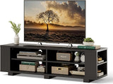 Wood TV Stand for TVs up to 65 Inch Flat Screen, Modern Entertainment Center