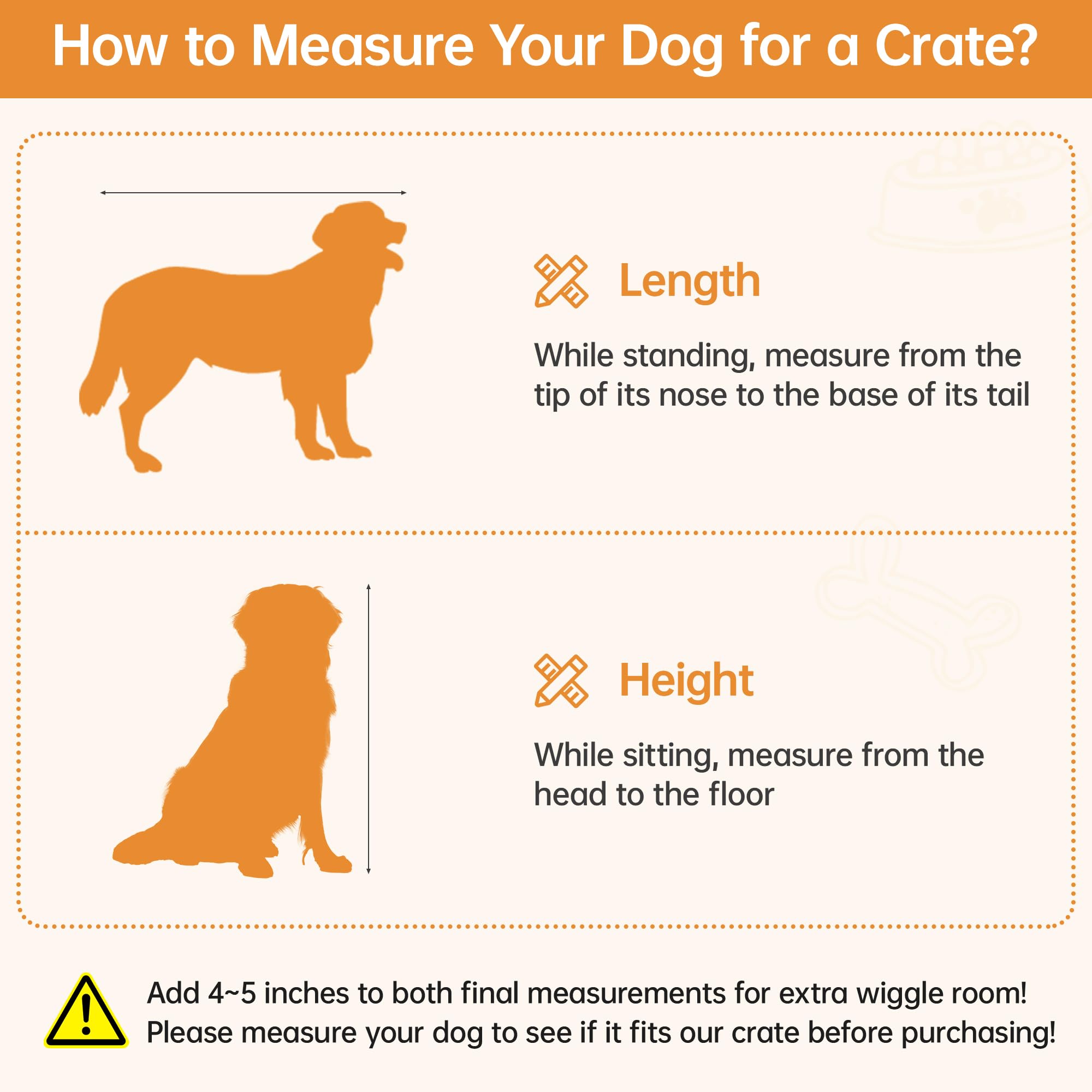 Large Dog Crate Furniture with Storage Drawers - 47.2 Inch Wooden Kennel