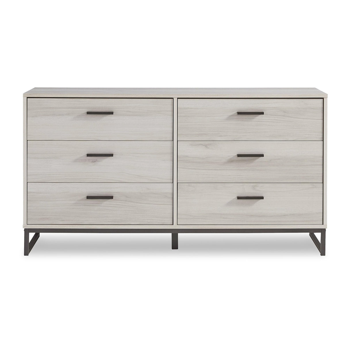 Design by Ashley Socalle 6 Drawer 59" Dresser, Beige