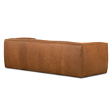 Capa Sofa in Full-Grain Pure-Aniline Italian Tanned Leather in Saddle Tan