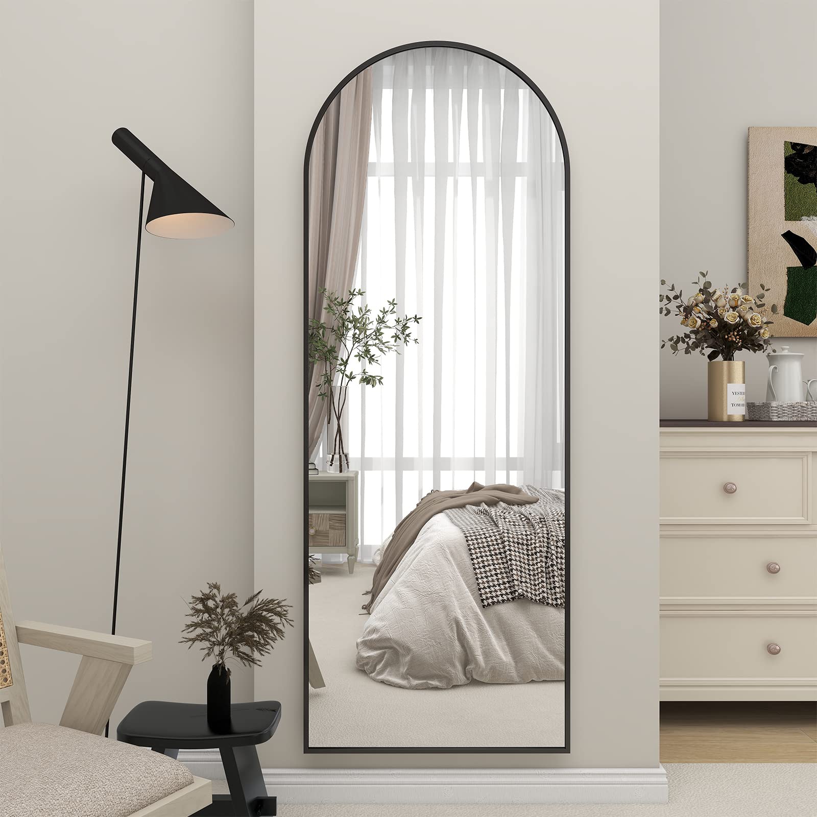 Arch Floor Mirror, Full Length Mirror Wall Mirror