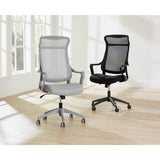 Lenzer Mesh High-Back Task Chair, Gray, BIFMA Compliant