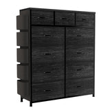 Dresser for Bedroom with 11 Drawer, Dressers & Chests of Drawers with Side Pockets,