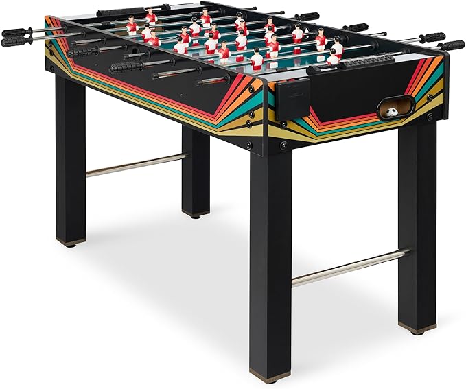 48in Competition Sized Foosball Table, Arcade Table Soccer for Home, Game Room