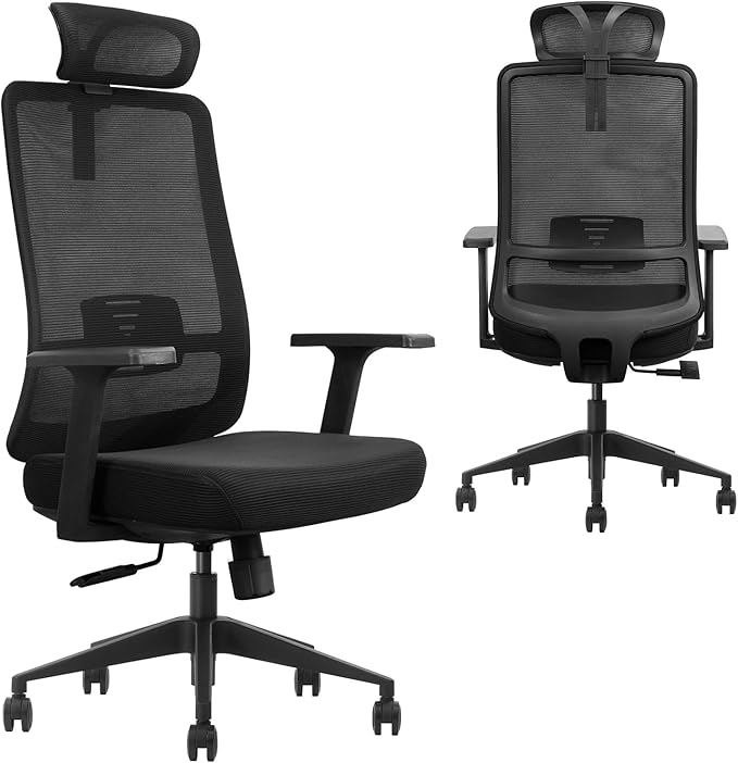 Ergonomic Office Chair, High Back Desk Chair Over 10 Hours Comfortable, Computer Desk