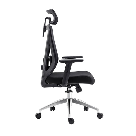 Truly Ergonomic Office Chair with Lumbar Support & Adjustable Headrest