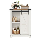 Bathroom Floor Cabinet, Farmhouse Storage Cabinet, Space-Saving Bathroom Cabinet