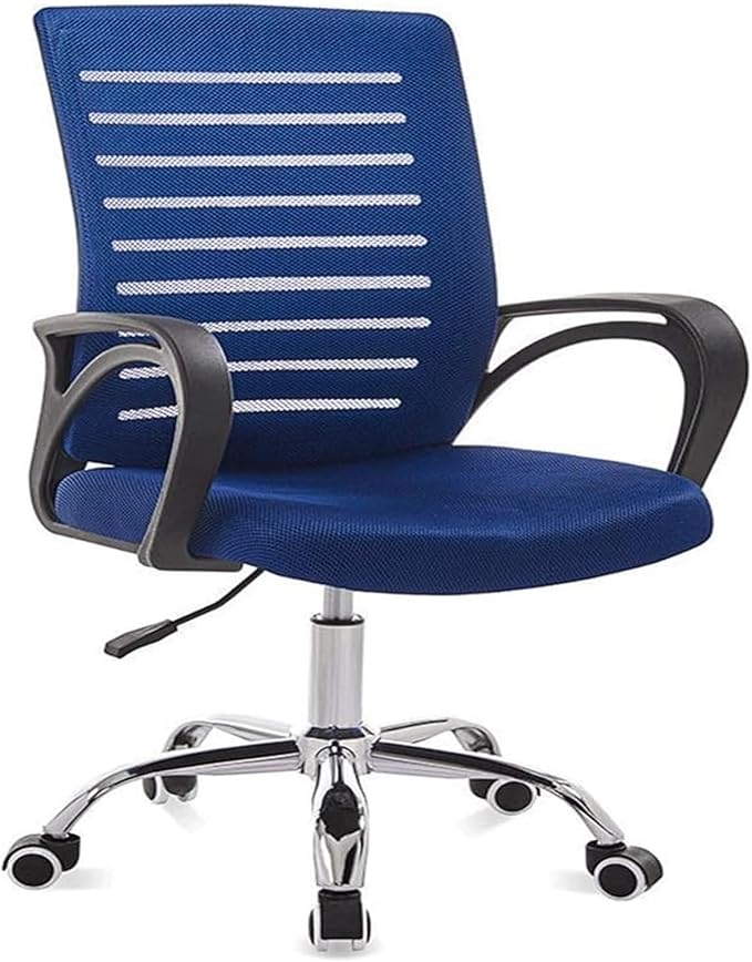 Lumbar Support for Swivel Lumbar Support Desk Chair, Computer Mesh Chair with Armrest Black,Black Frame (Color : Black Frame Red)