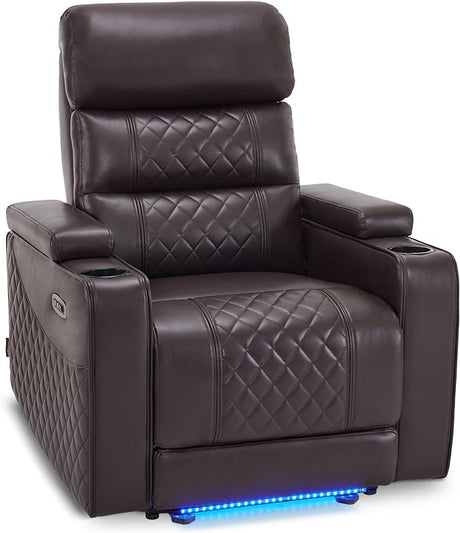 Power Recliner Chair with Adjustable Headrest for Living Room, Electric Reclining Sofa