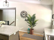 5ft Artificial Palm Tree for Home Decor, 5 Feet Faux Plant Fake Silk Tropical Kentia Areca