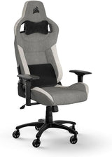 T3 RUSH (2023) Gaming Chair, One Size, Gray and White