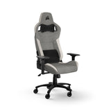 T3 RUSH (2023) Gaming Chair, One Size, Gray and White