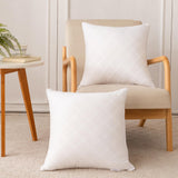 22x22 Throw Pillows Inserts, 2 Pack Square Decorative Pillows Inserts