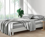 Silk Satin Sheets, Queen Size Satin Bed Sheet Set with Deep Pockets,