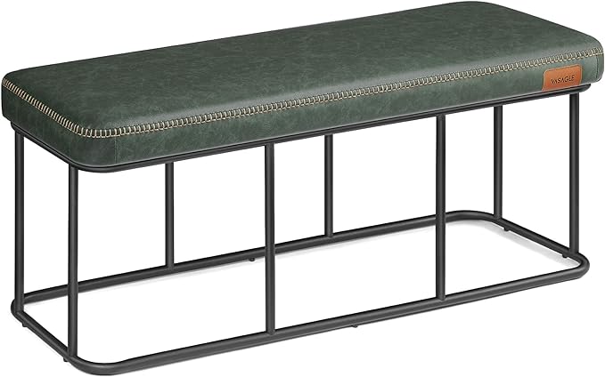 EKHO Collection - Bench for Entryway Bedroom, Synthetic Leather  ULOM073B01